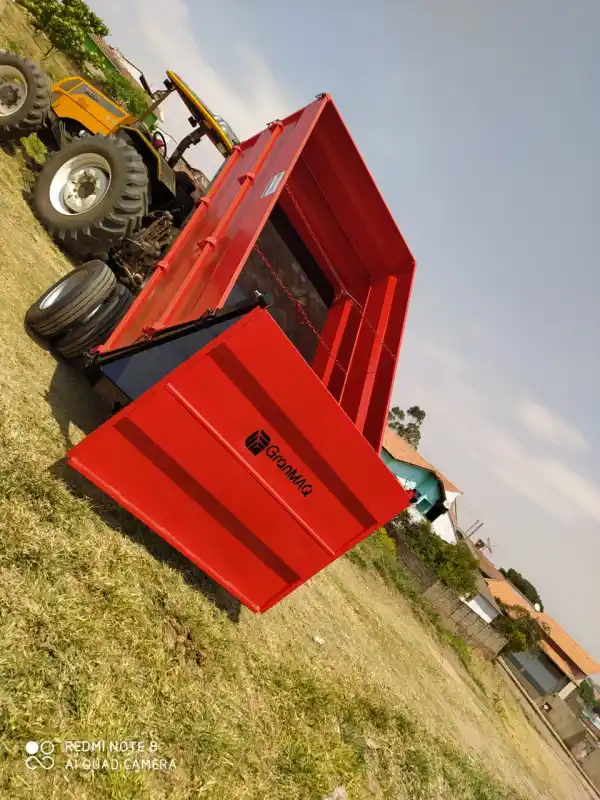 Carreta Basculante Para Trator Toneladas Granmaq