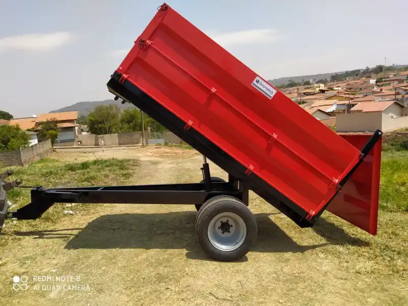 Carreta Basculante Para Trator Toneladas Granmaq